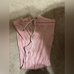 Pink sweatpants